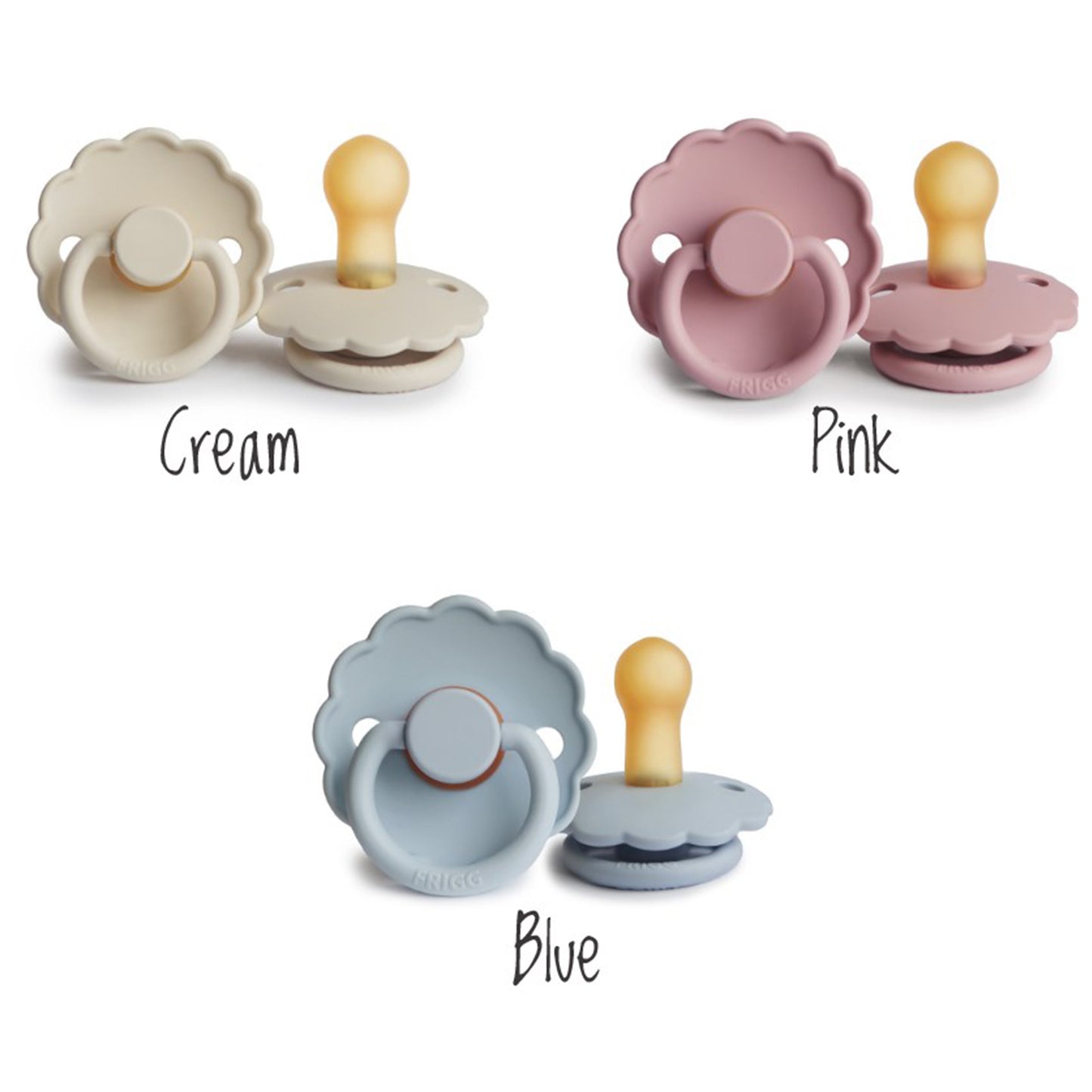 FRIGG Personalised *2-PACK* Name & Heart Dummy