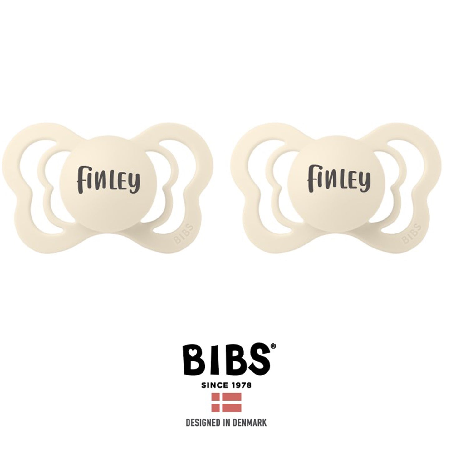 BIBS SUPREME Personalised *2-PACK* Font 2