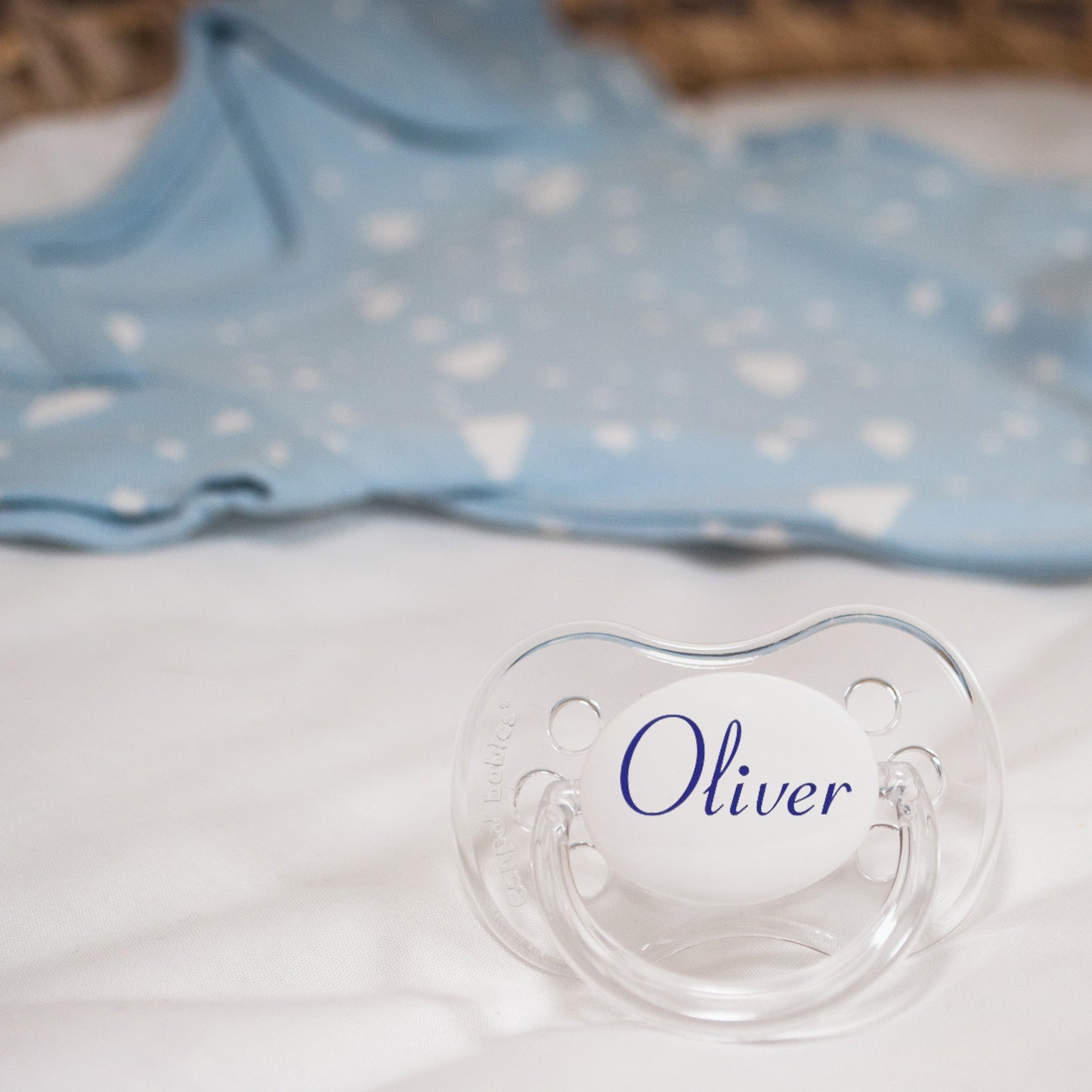 Connecticut blue font personalised dummy